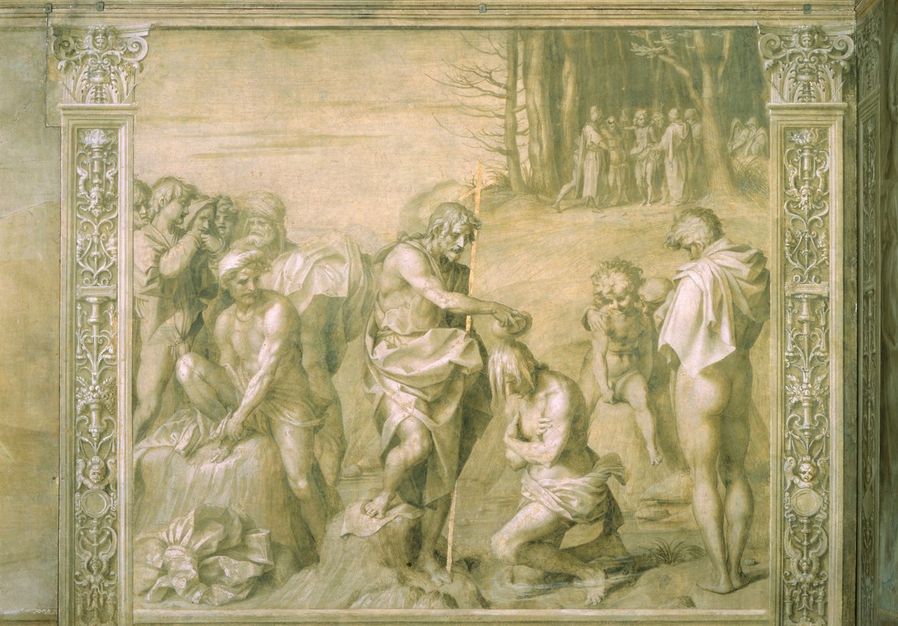 Bautismo de la gente de Andrea del Sarto