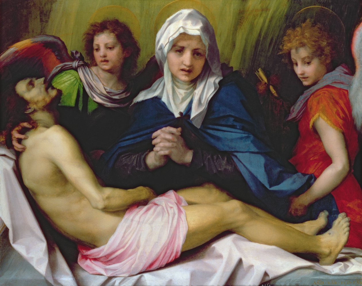 Lamento de Cristo, c.1519-20 de Andrea del Sarto