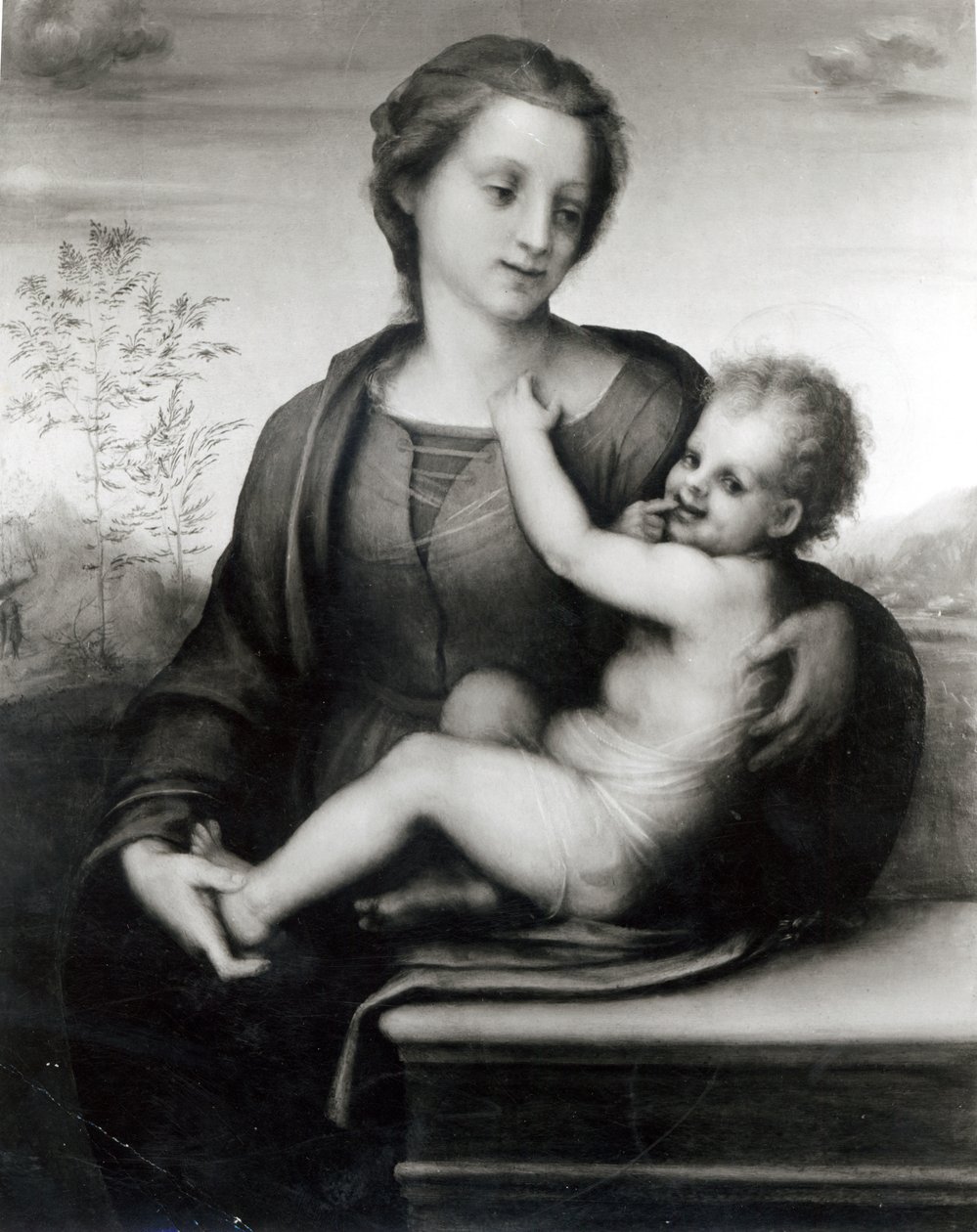 Madonna y el Niño de Andrea del Sarto