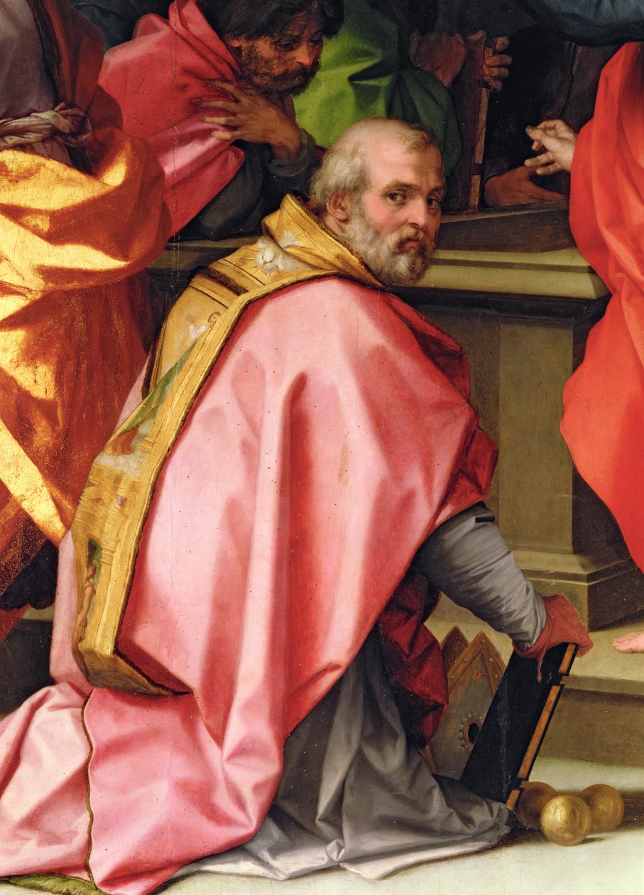 La Asunción de María (detalle) de Andrea del Sarto