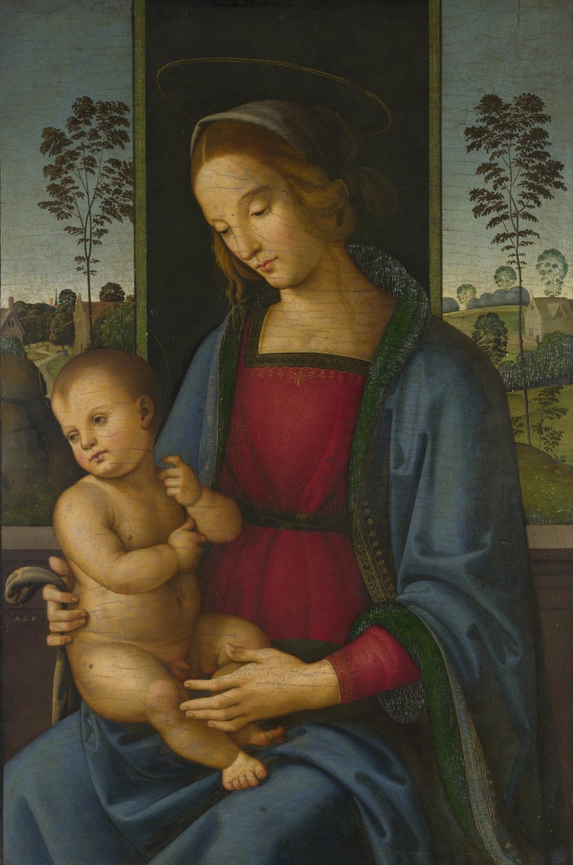La Virgen y el Niño de Andrea di Aloigi