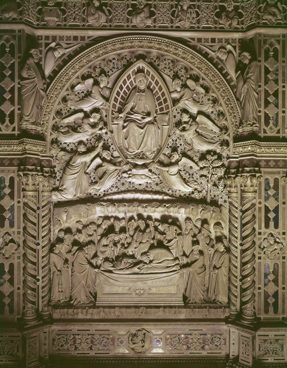 Muerte y asunción de la Virgen, 1349-59 de Andrea di Cione Orcagna