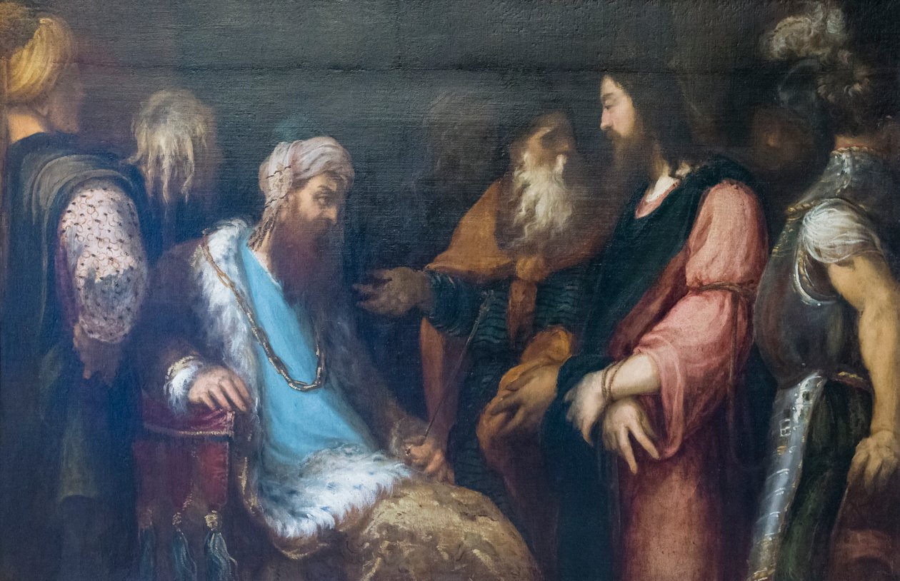 Jesús ante Herodes de Andrea Schiavone