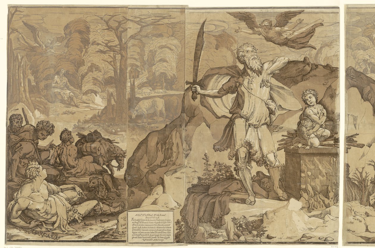 Sacrificio de Isaac de Andrea Andreani