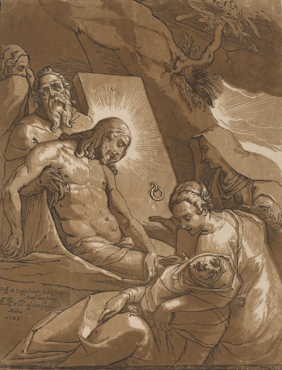 El entierro, 1585 de Andrea Andreani