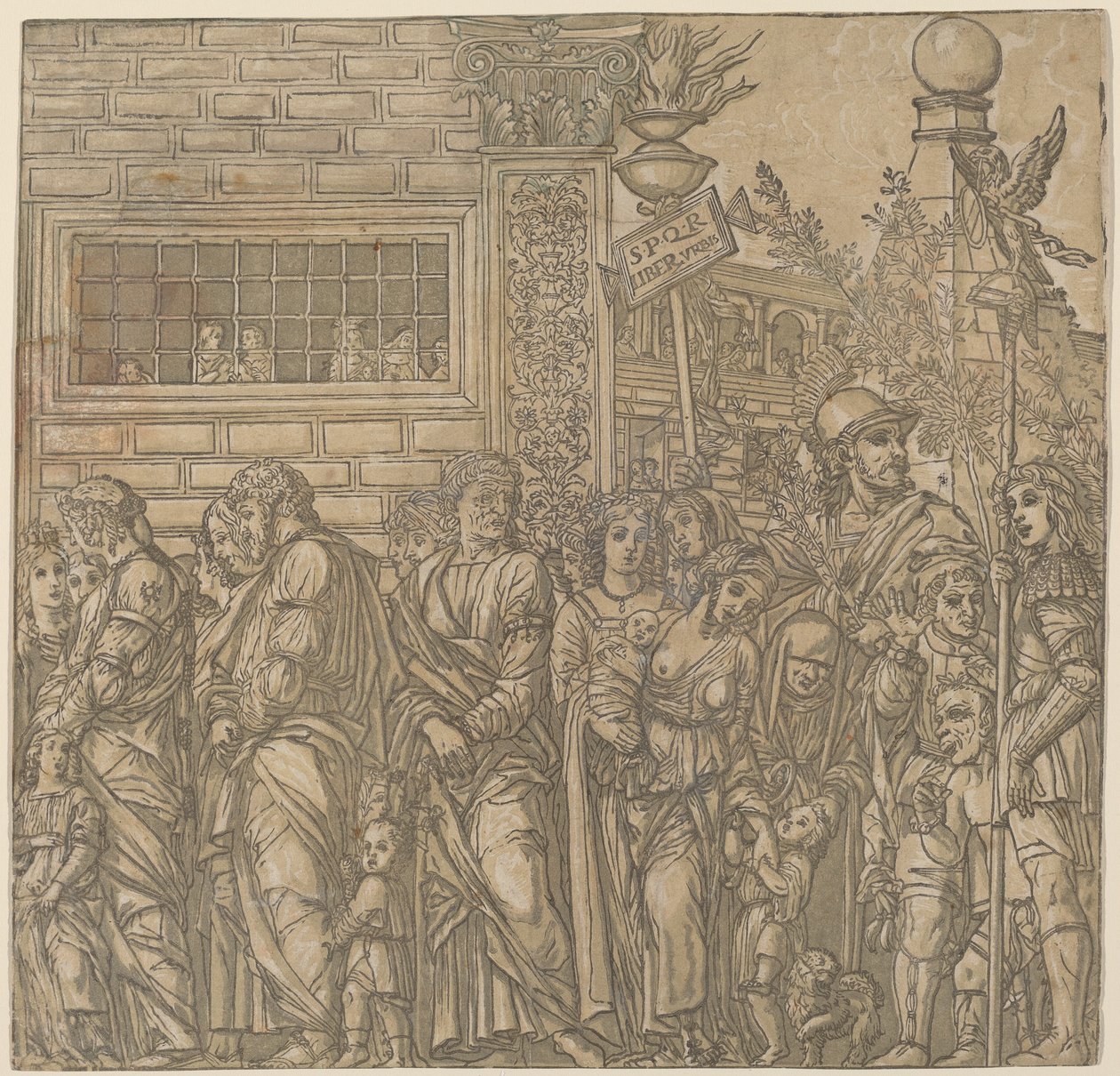 El triunfo de Julio César, 1599 de Andrea Andreani