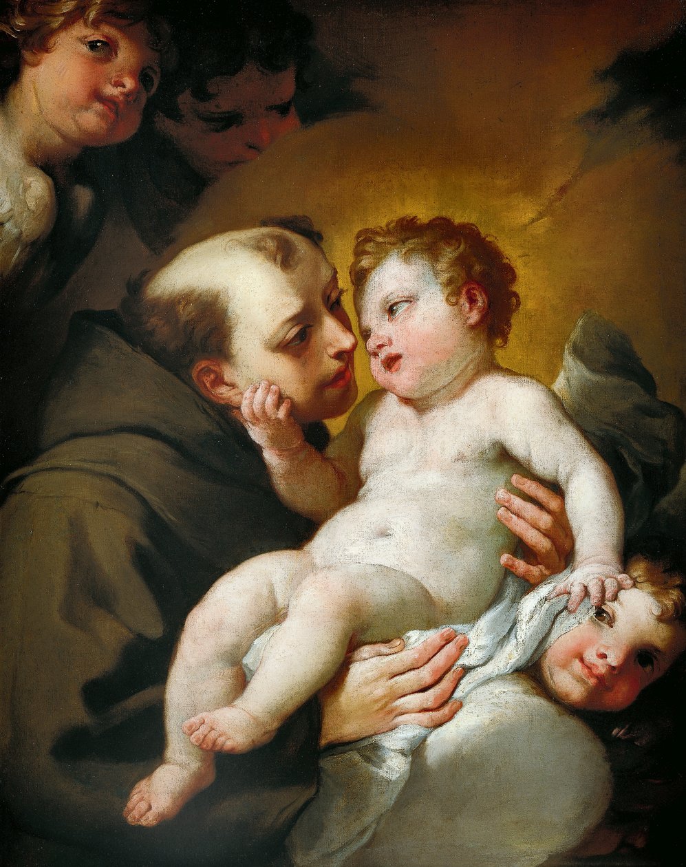 San Antonio de Padua con el Niño Jesús de Andrea Lanzani