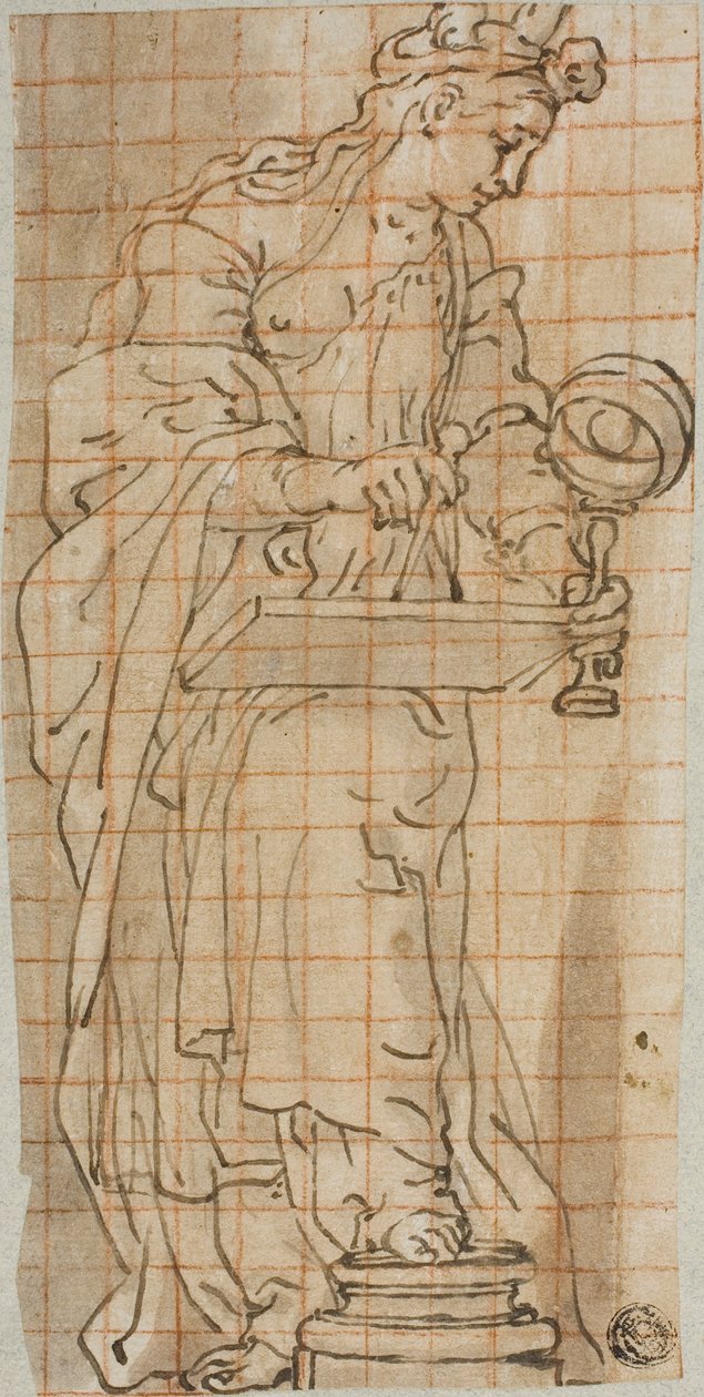 Alegoría de la geometría de Andrea Lilio