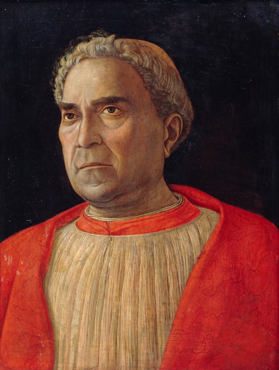 Cardenal Ludovico Scarampi Mezzarota llamado Ludovico Trevisano de Andrea Mantegna