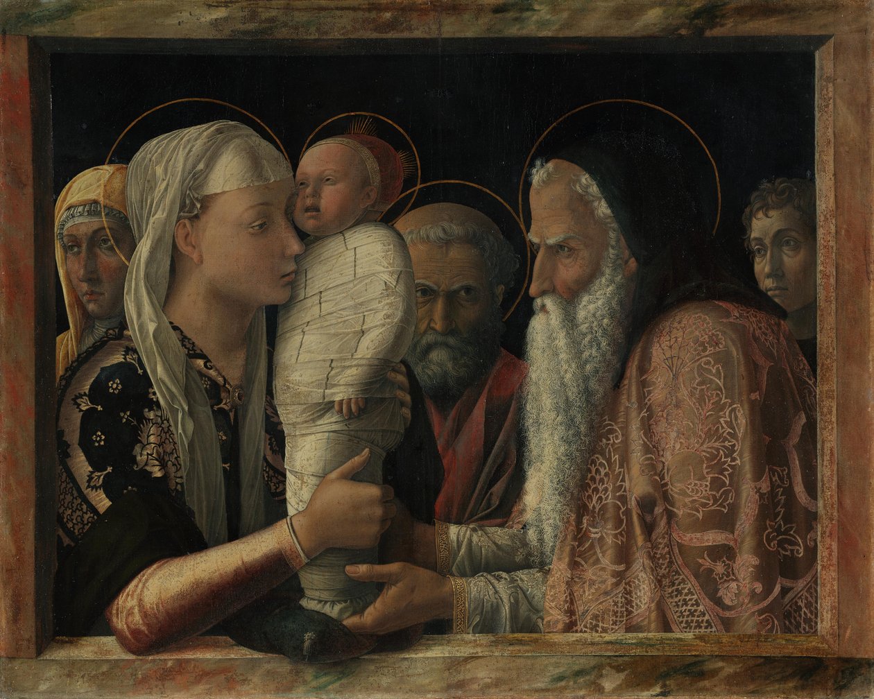 La presentación de Jesús en el templo de Andrea Mantegna