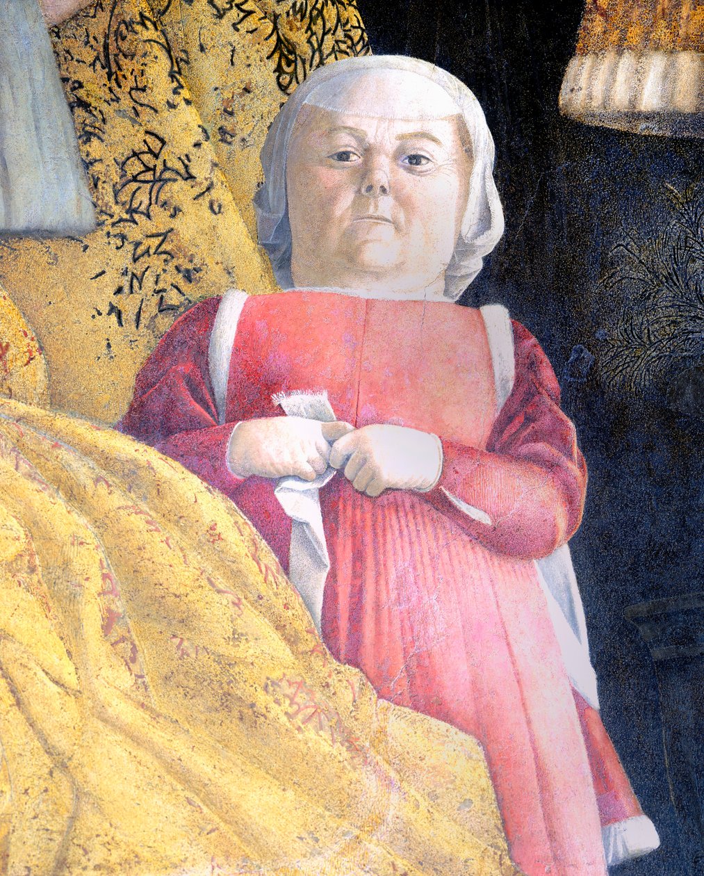 Enano de la corte (detalle) de Andrea Mantegna