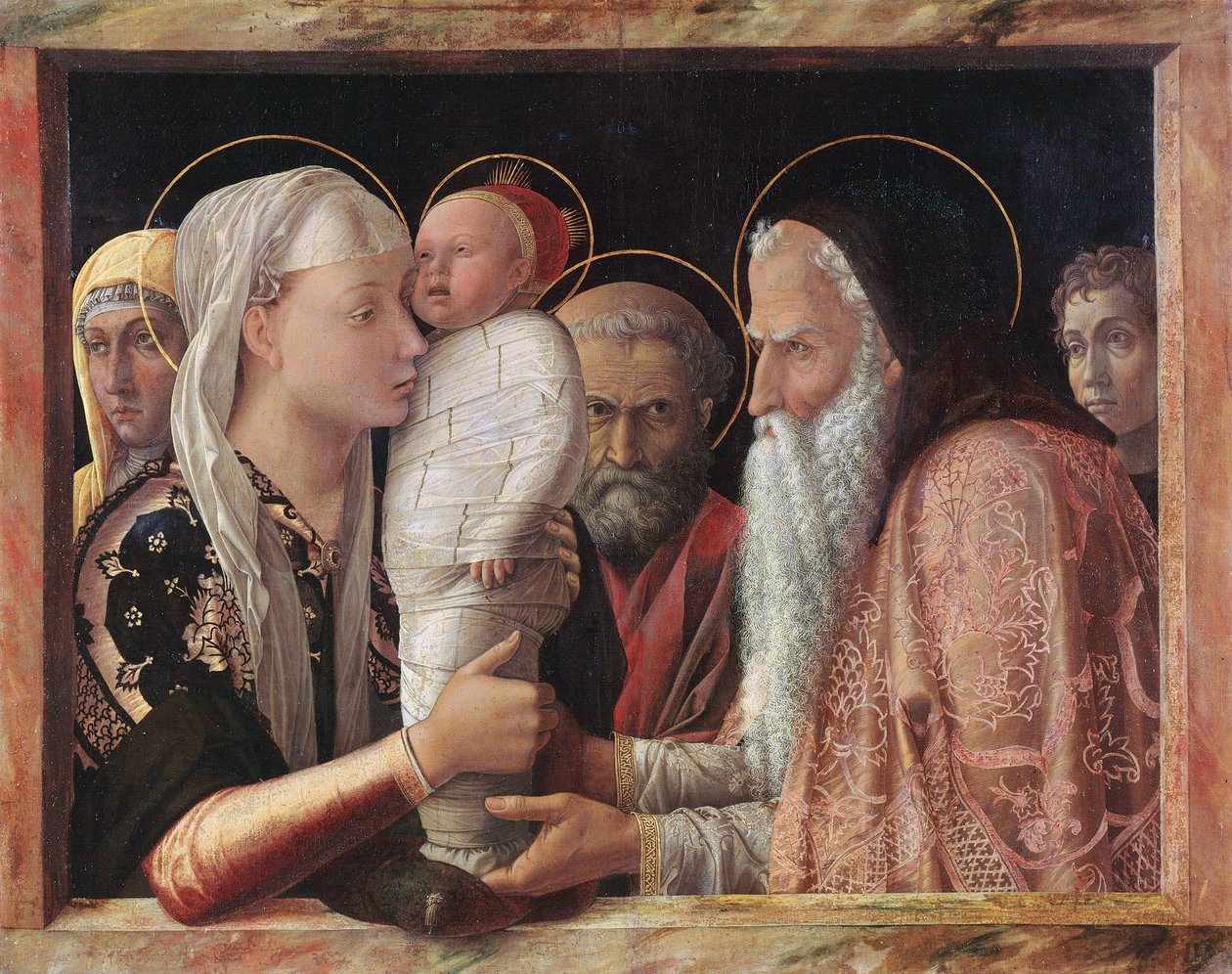 Alemán: Die Darbietung Christi im Tempel Presentación en el Templo de Andrea Mantegna