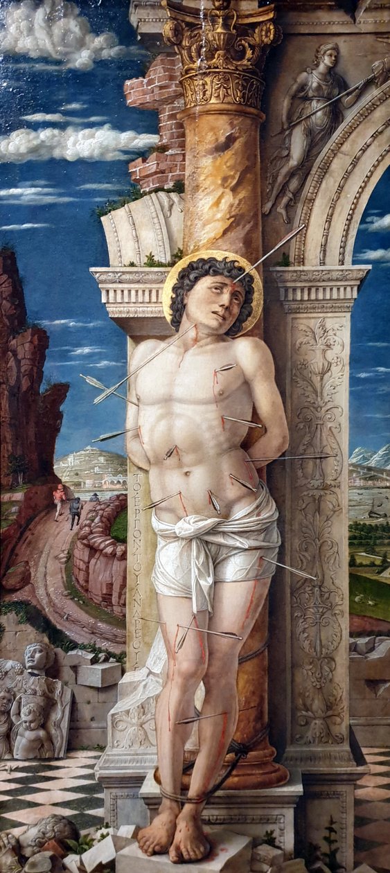 Alemán: Hl. Sebastian San Sebastián de Andrea Mantegna