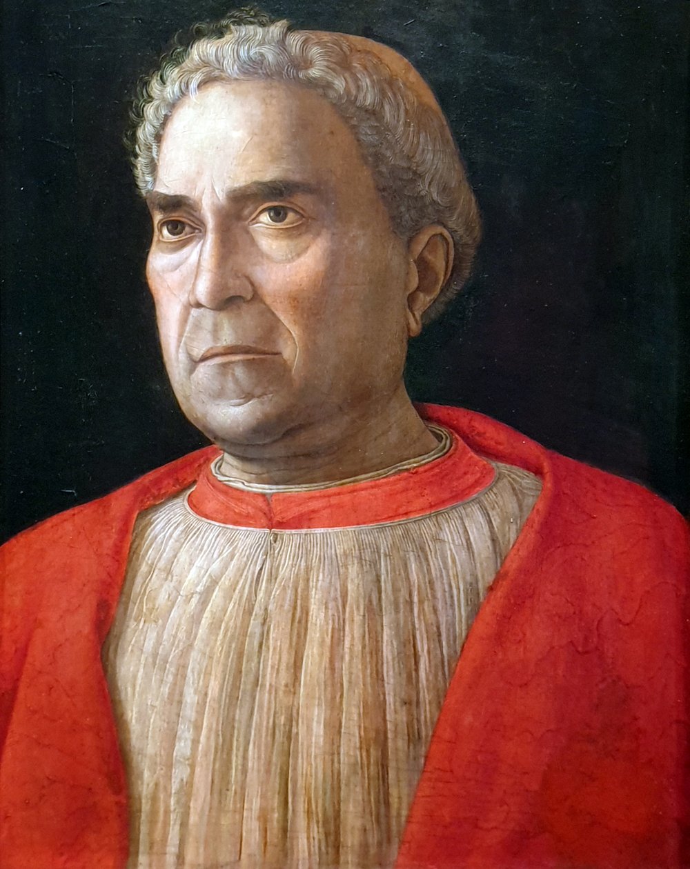 Alemán: Kardinal Ludovico Trevisan (1401-1465) Cardenal Ludovico Trevisan de Andrea Mantegna