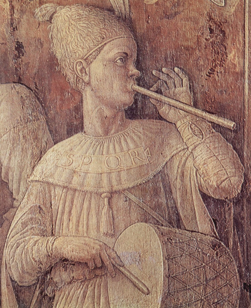 Alemán: Triumph des Scipio La introducción del culto de Cibeles en Roma de Andrea Mantegna