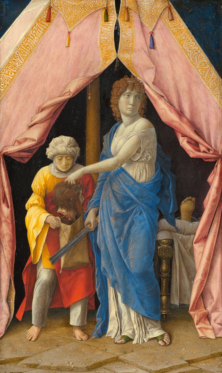 Judith con la cabeza de Holofernes, c. 1495-1500 de Andrea Mantegna
