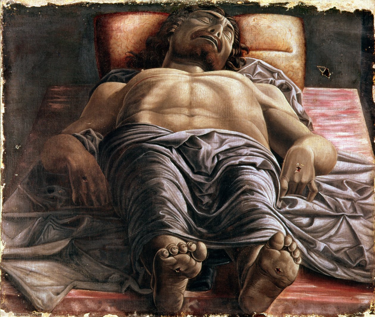 Lamentación por Cristo muerto de Andrea Mantegna
