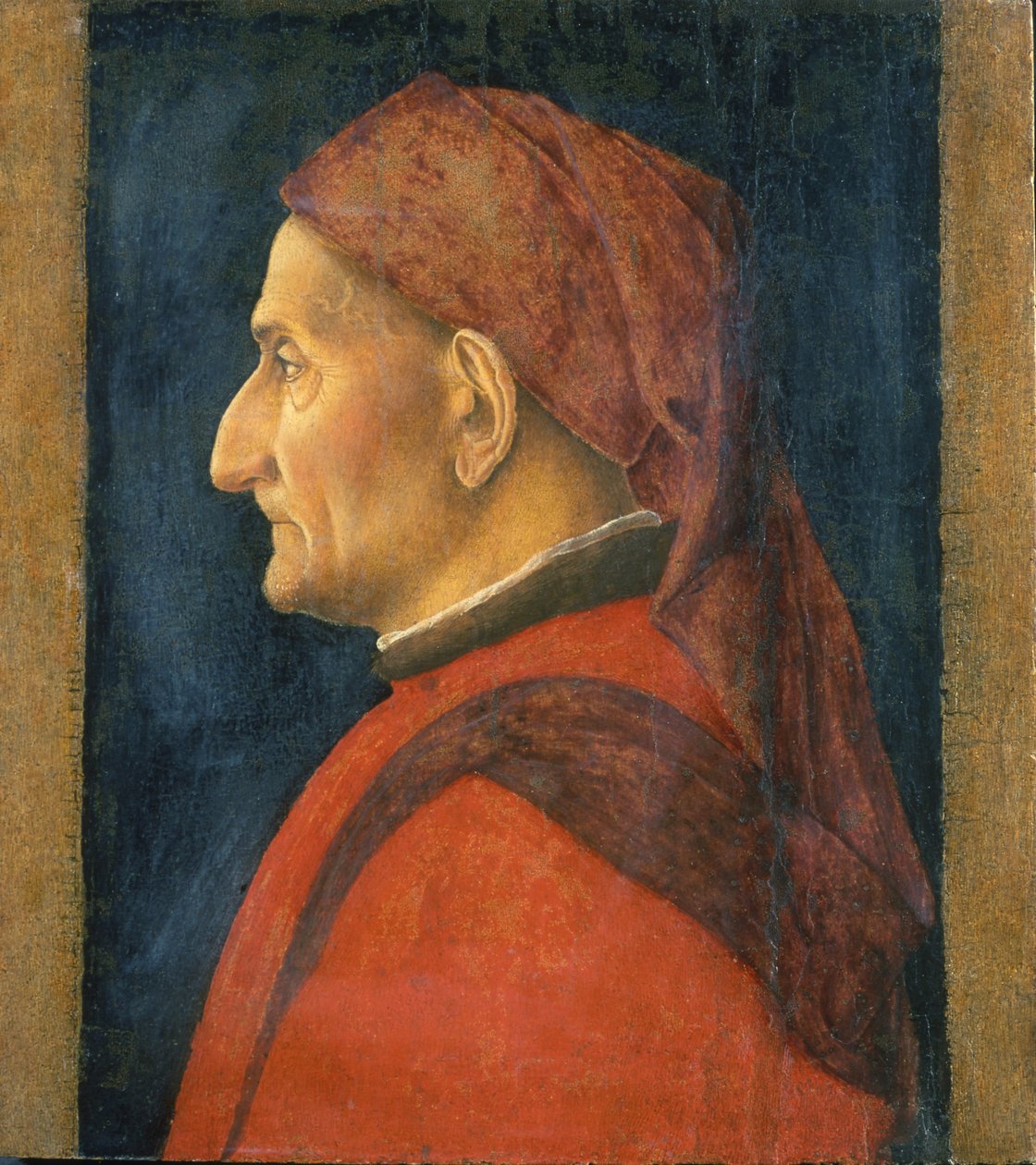 Retrato de un hombre, 1450 de Andrea Mantegna