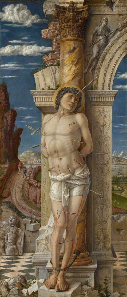 Alemán: Hl. Sebastian San Sebastián de Andrea Mantegna