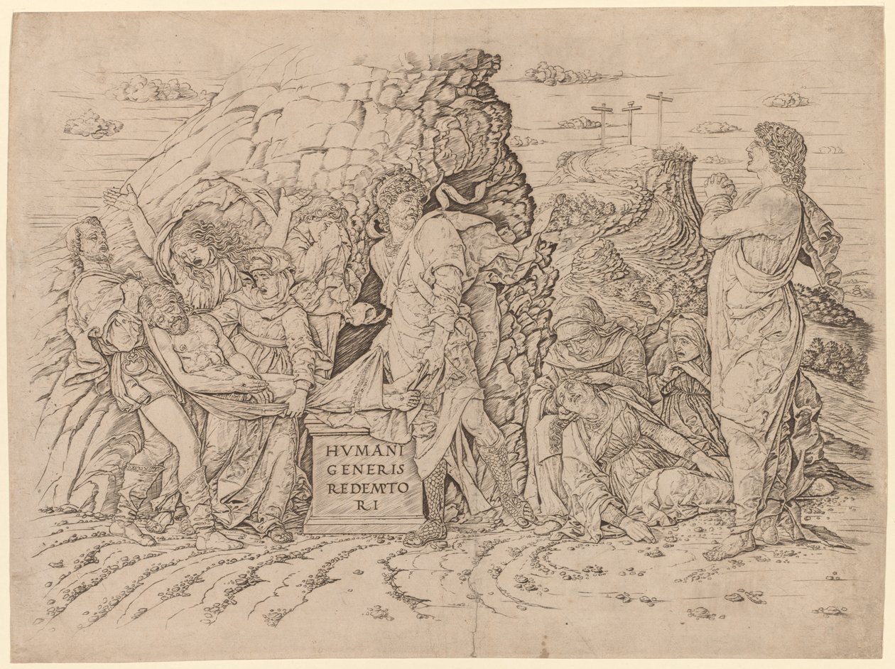 El Entierro de Andrea Mantegna