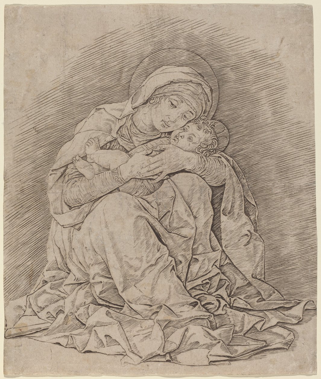 La Virgen y el Niño de Andrea Mantegna