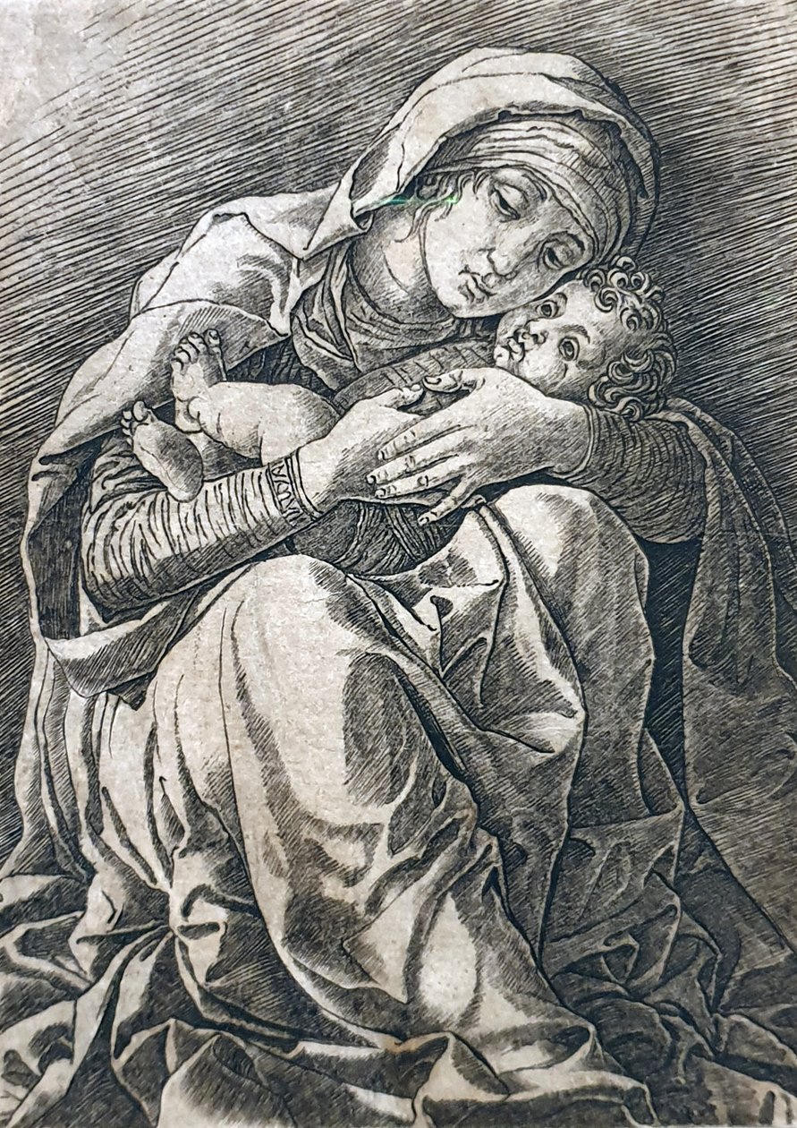 La Virgen y el Niño de Andrea Mantegna