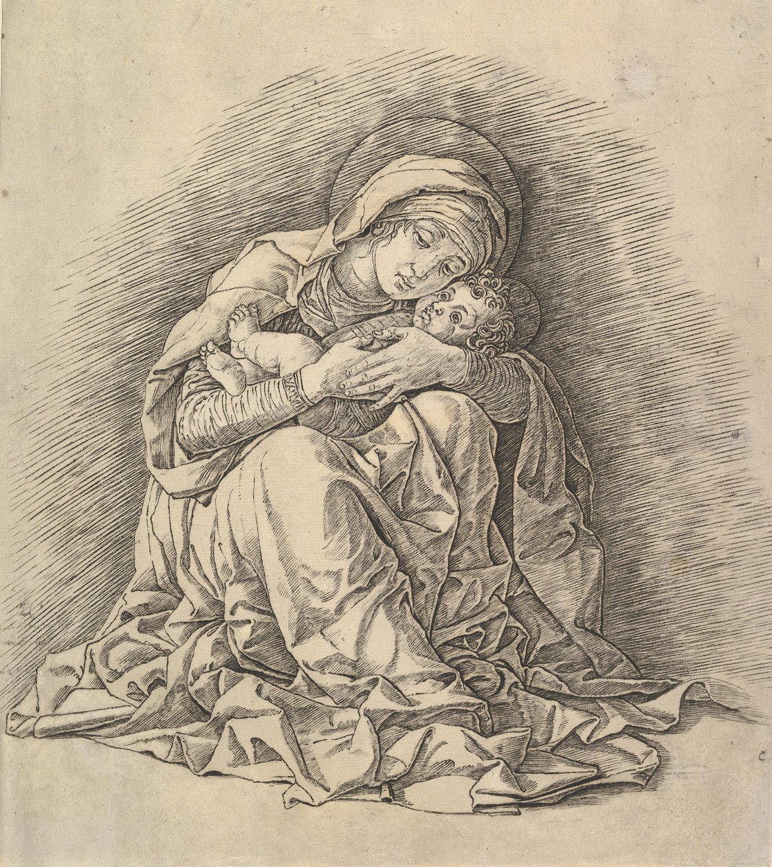 La Virgen y el Niño de Andrea Mantegna