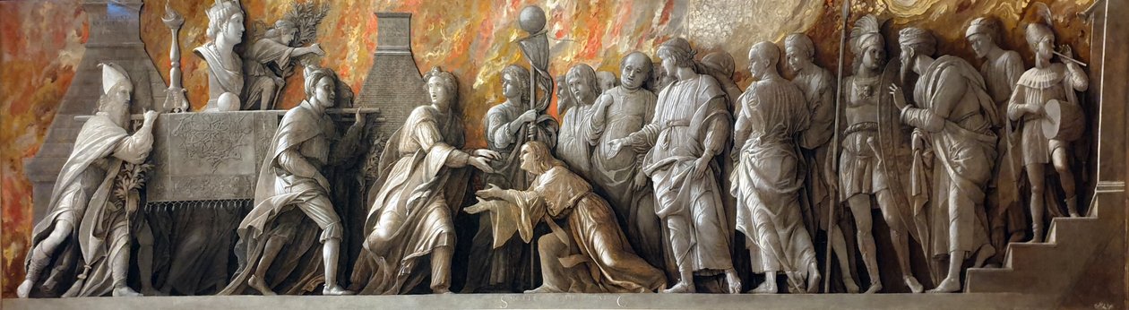 La introducción del culto a Cibeles en Roma de Andrea Mantegna