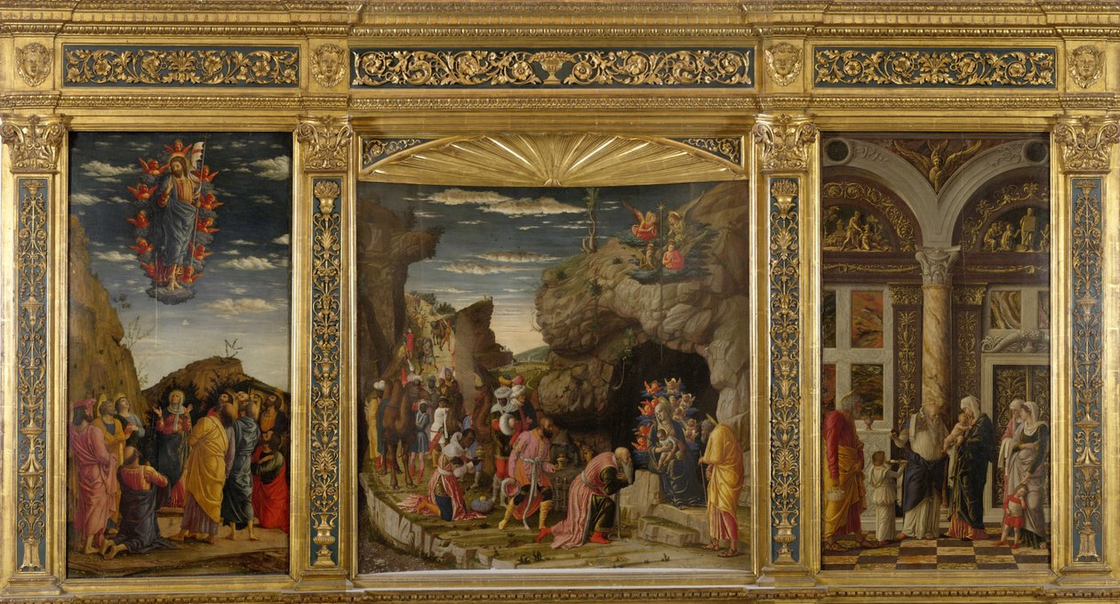 Trittico degli Uffizi, ca. 1463-1464 de Andrea Mantegna