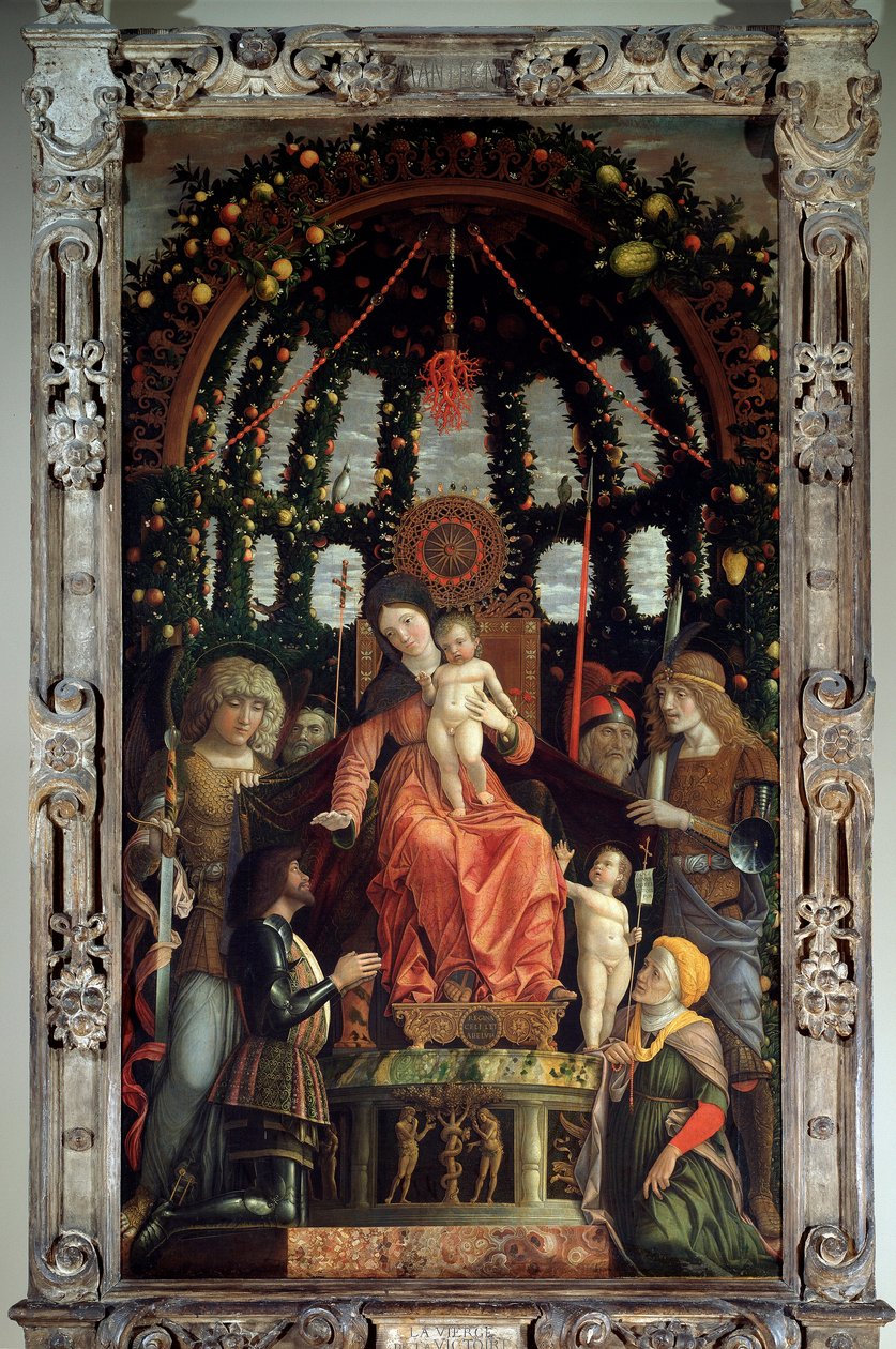 Virgen de la Victoria (Pala della Vittoria) de Andrea Mantegna