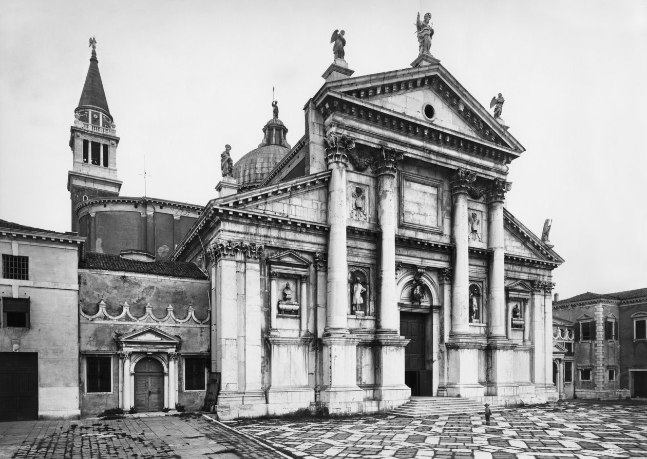 Vista de la fachada de la iglesia, 1566-80 de Andrea Palladio