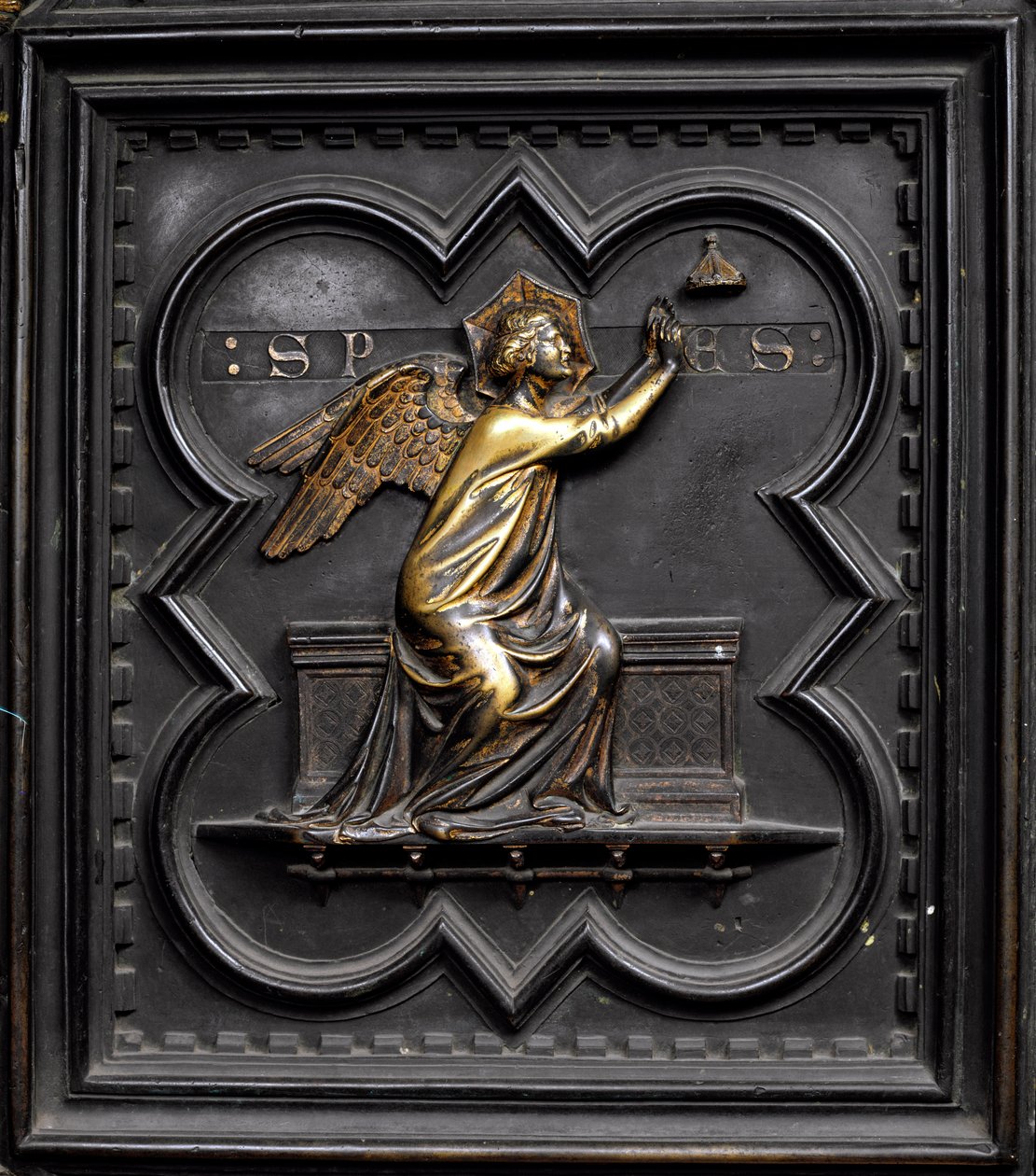 Esperanza, panel A de las Puertas Sur del Baptisterio de San Giovanni, 1336 de Andrea Pisano