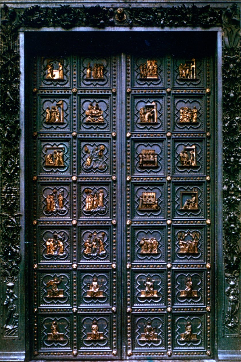 Puerta sur del Baptisterio de San Giovanni, 1336 de Andrea Pisano