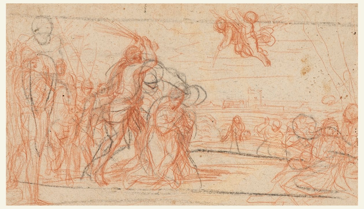 Martirio de un santo de Andrea Sacchi