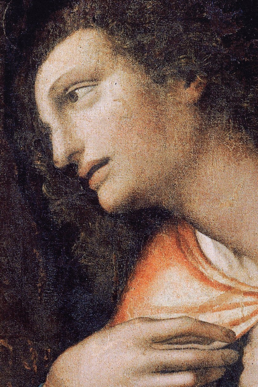 Abadía (Abadía de Tongerlo). Pintura. La Última Cena. 1506-1507. Detalle (pintura) de Andrea Solario