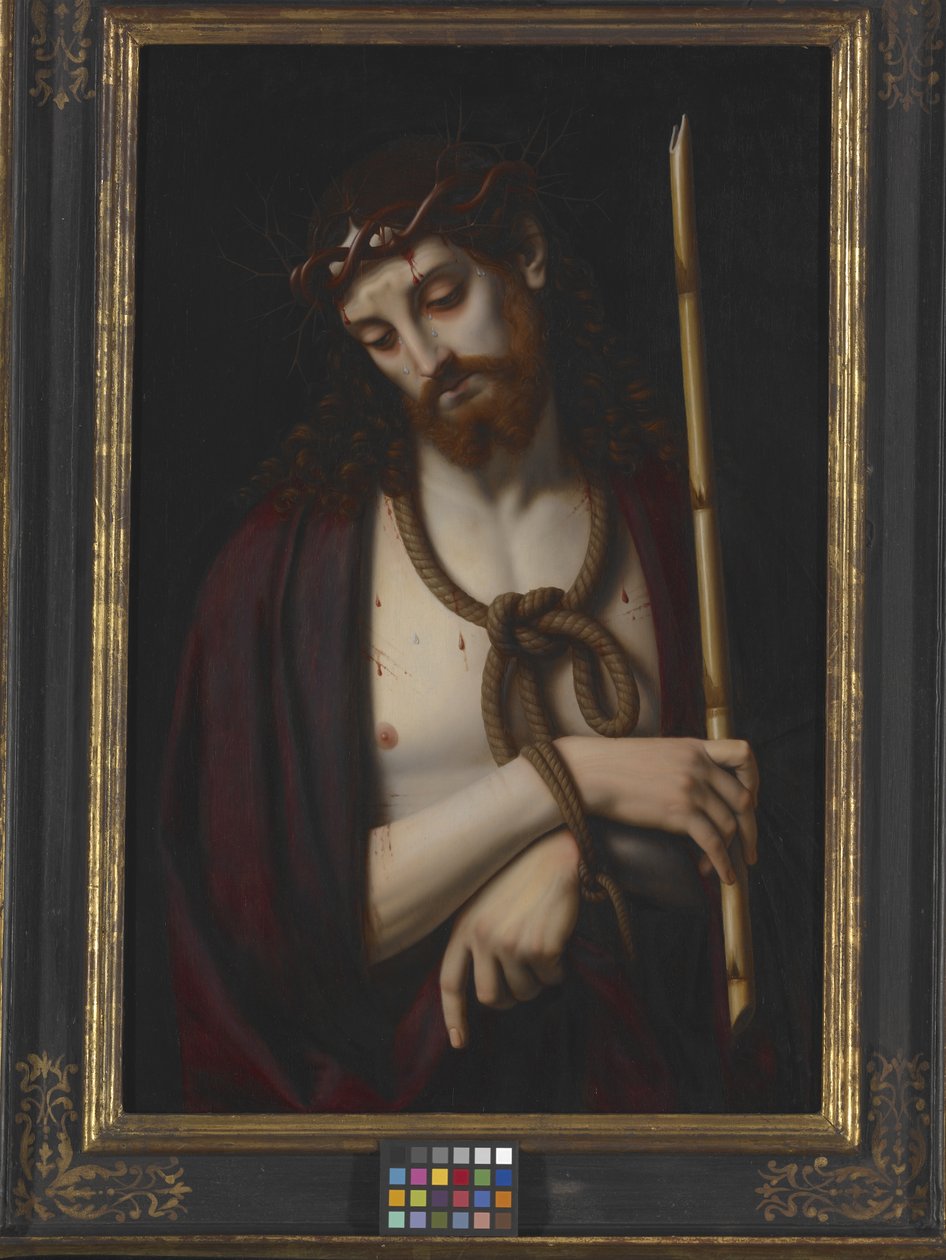Ecce Homo (óleo sobre madera) de Andrea Solario