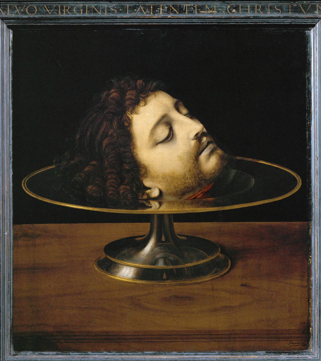 Tete de saint Jean-Baptiste - Cabeza de San Juan Bautista ... de Andrea Solario