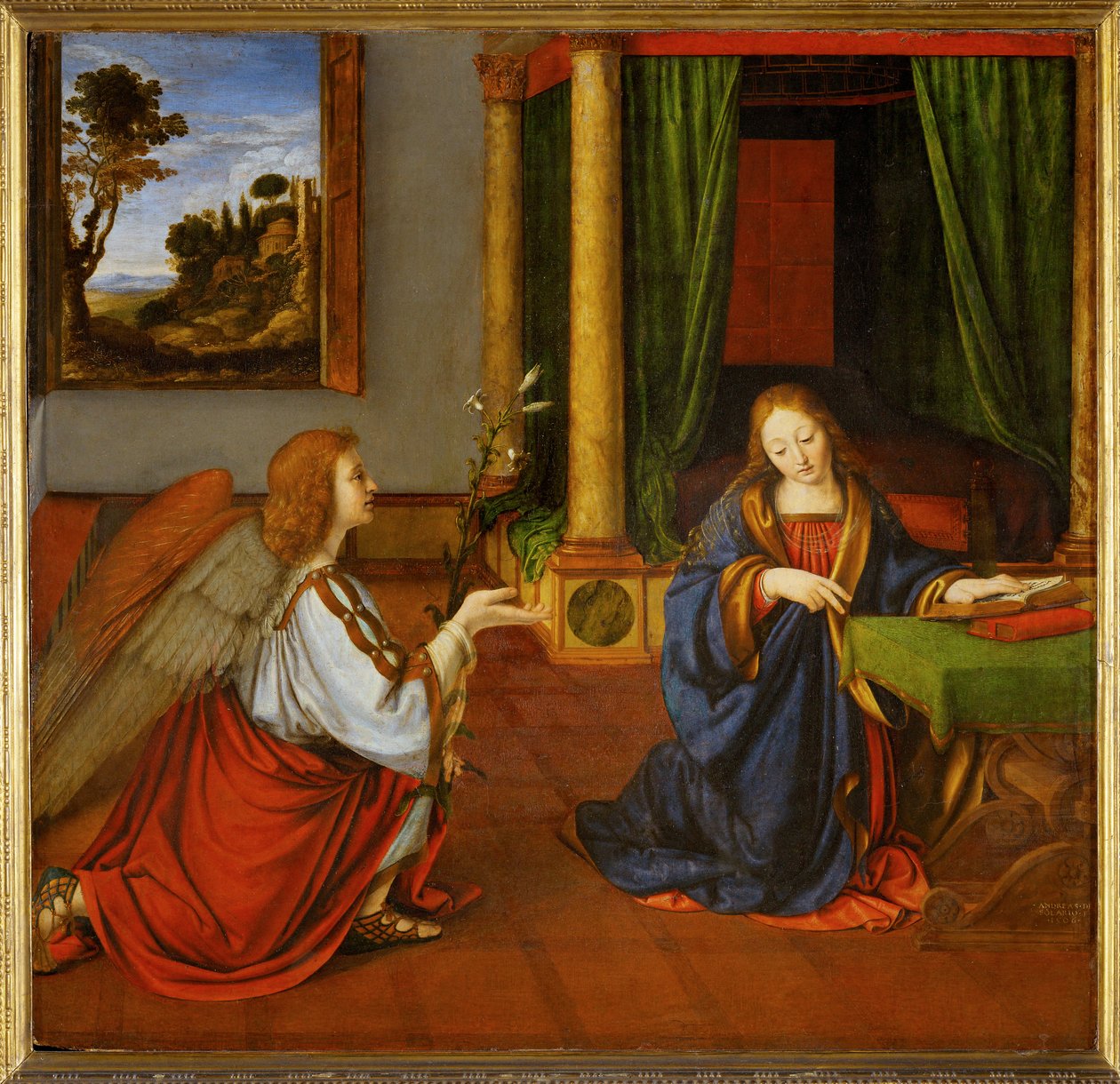 La Anunciación1506 ... de Andrea Solario