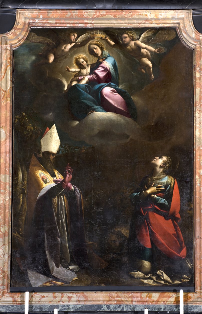 Políptico, detalle de Andrea de Passeri