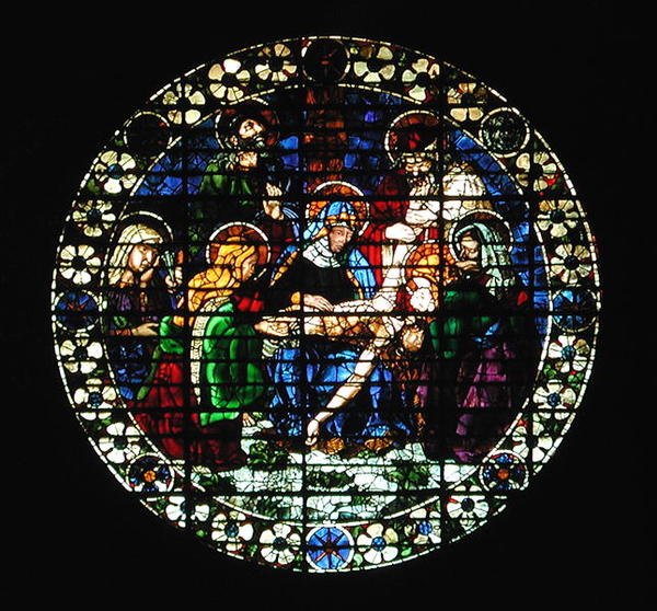 Óculo que representa la Deposición de Cristo, 1444 de Andrea del Castagno
