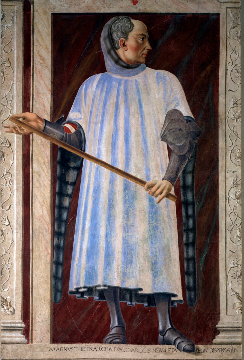Retrato de Niccolo Acciaiuoli, gran senescal de Nápoles de Andrea del Castagno