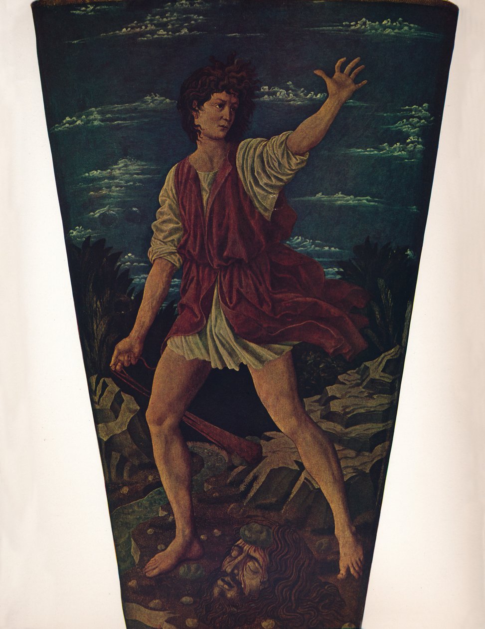 El joven David, c. 1450 de Andrea del Castagno