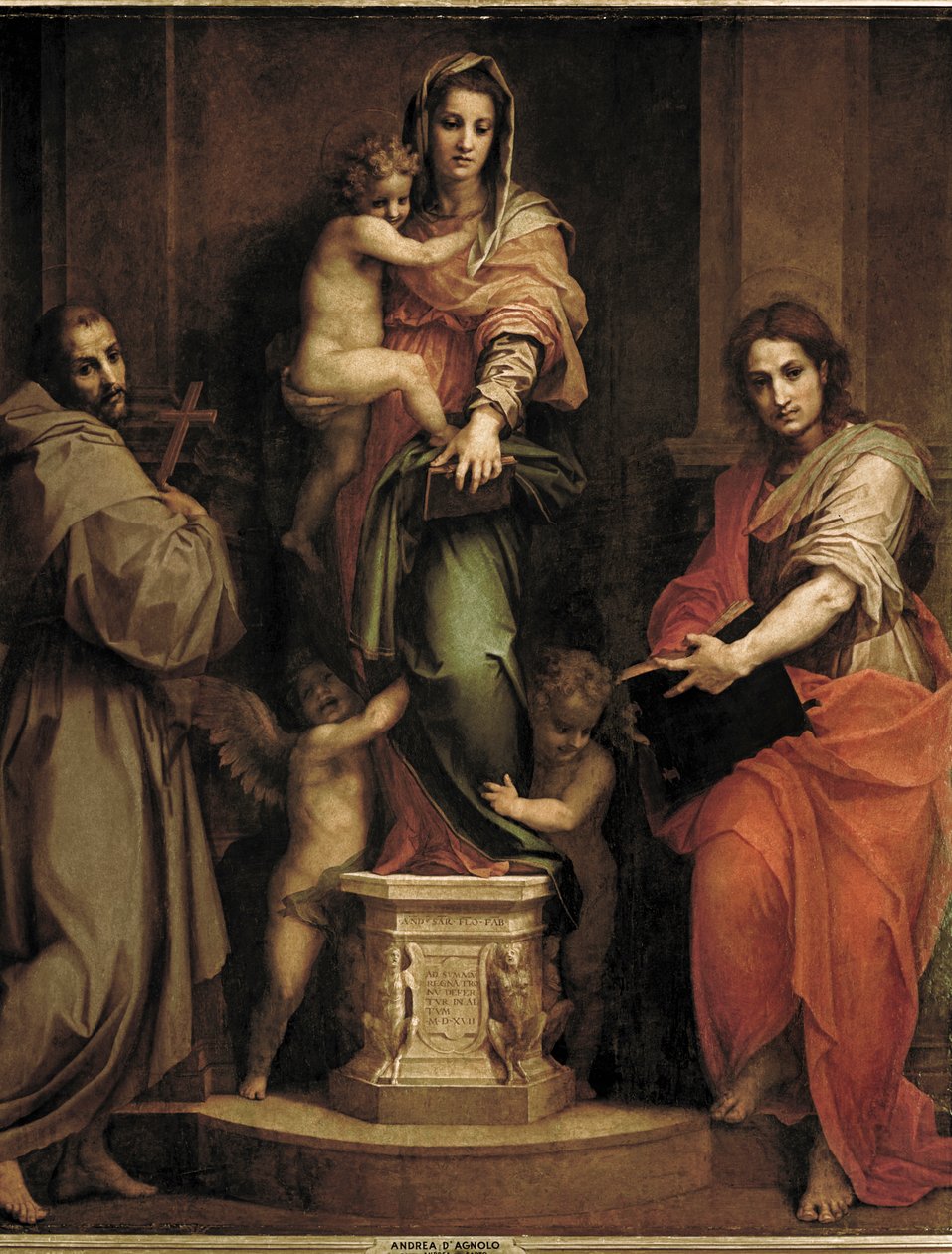 Virgen de las Arpías de Andrea del Sarto