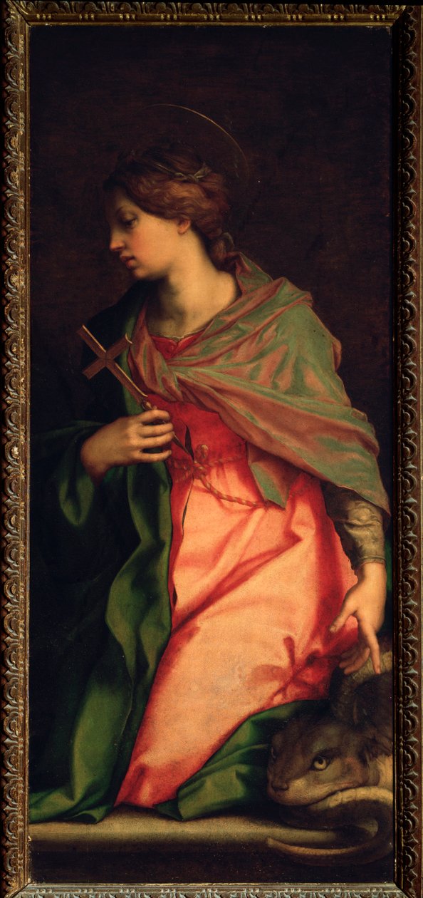 Santa Margarita de Antioquía, Retablo de Santa Inés de Andrea del Sarto
