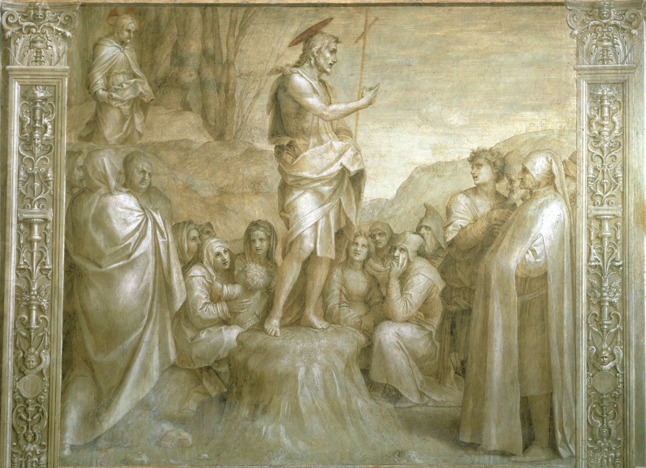 Historias de San Juan (detalle) de Andrea del Sarto