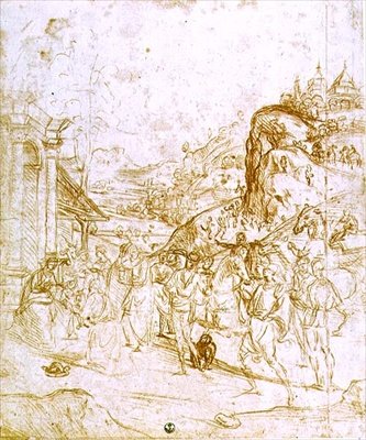 La adoración de los magos de Andrea del Sarto