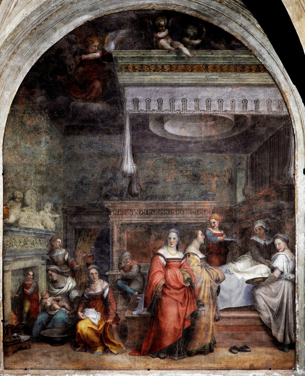 El Nacimiento de la Virgen de Andrea del Sarto