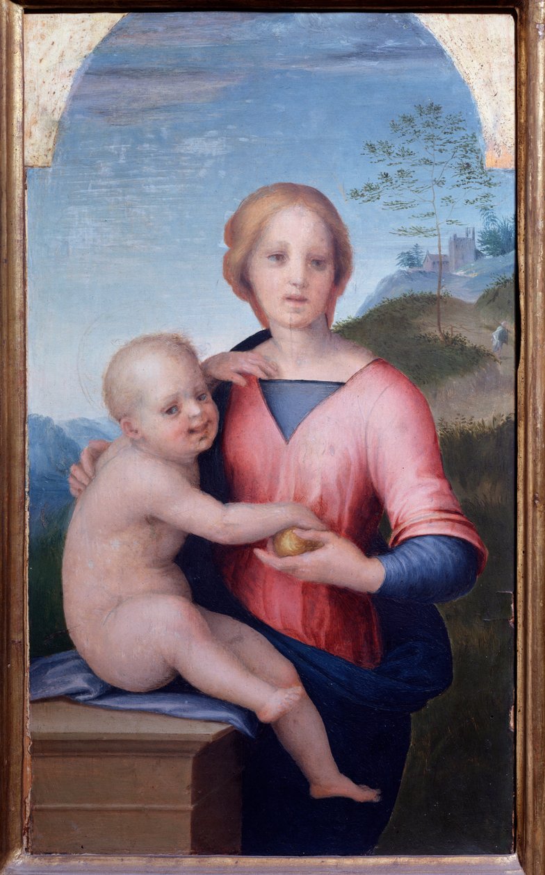 Virgen con niño de Andrea del Sarto