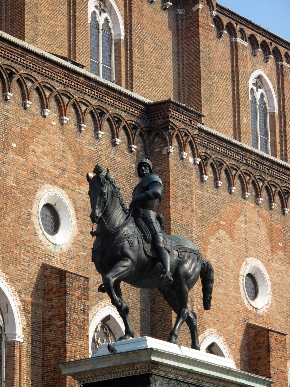 Estatua ecuestre del Condottiero Colleoni por Andrea del Verrocchio de Andrea del Verrocchio