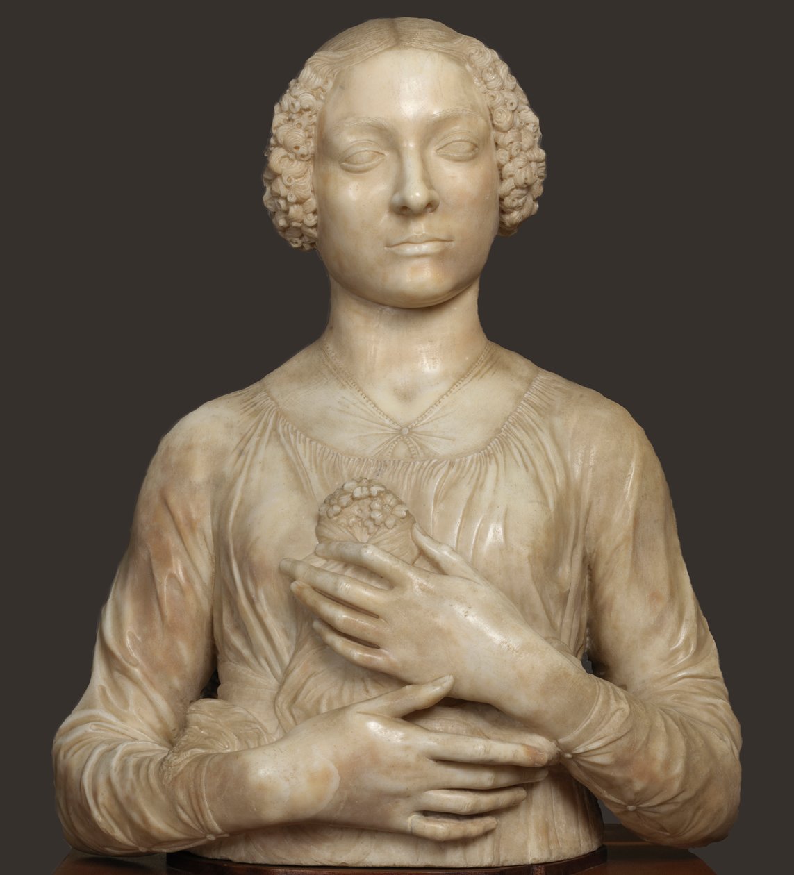 Dama con un ramo, ca 1475 de Andrea del Verrocchio